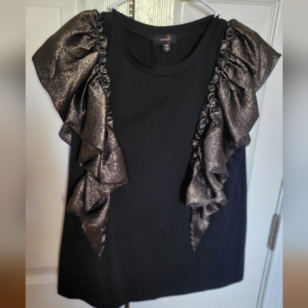 WOMEN'S TOP BLACK SIZE M